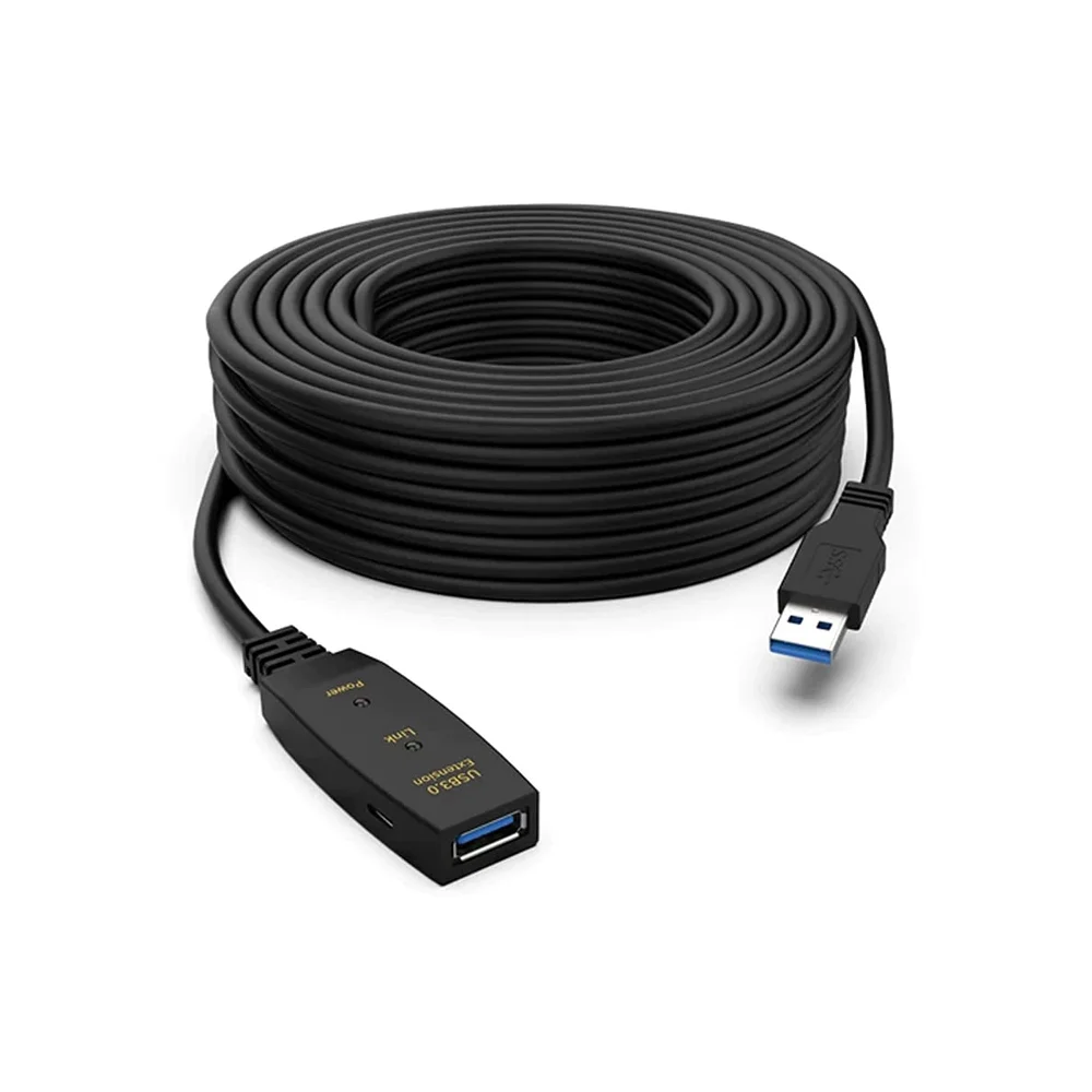 Imagem 3 de 4 do produto Cabo Extensão Usb 3.0 Am X Af Amplificado De 10 Metros