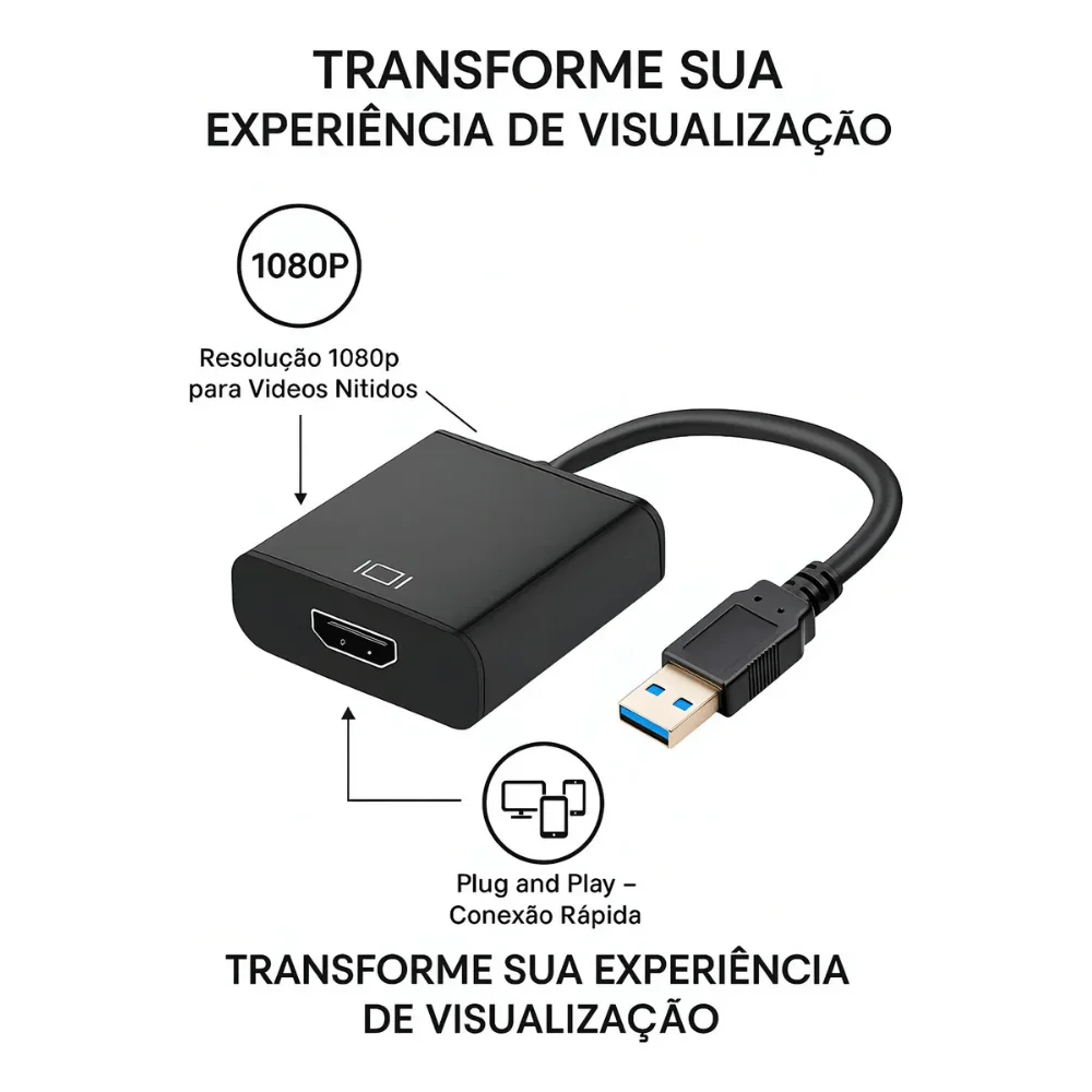 Imagem 2 de 3 do produto Conversor Usb 3.0 P/hdmi Onex Adp-7609