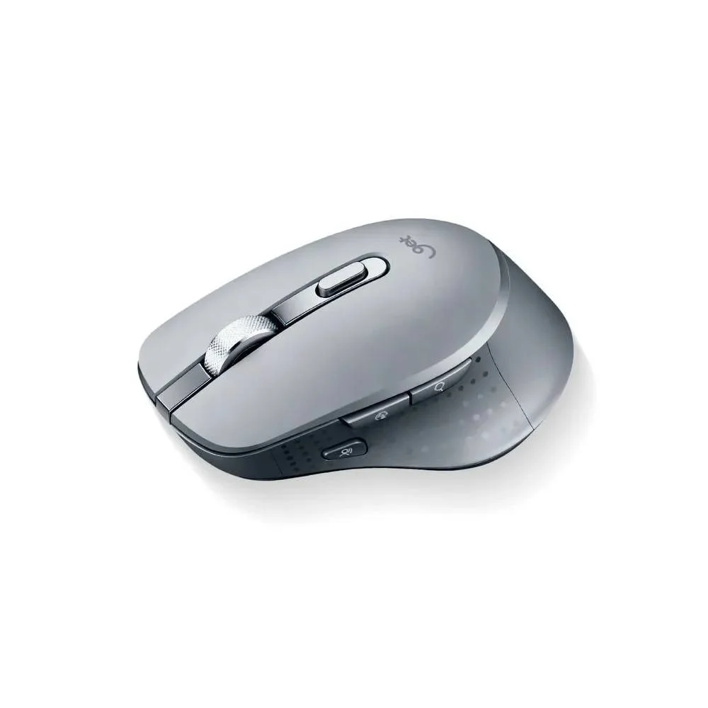 Imagem 3 de 5 do produto Mouse Sem Fio Bluetooth 5.1 Usb, Recarregável Get Silence, 7 Botões, 1600dpi, Grafite