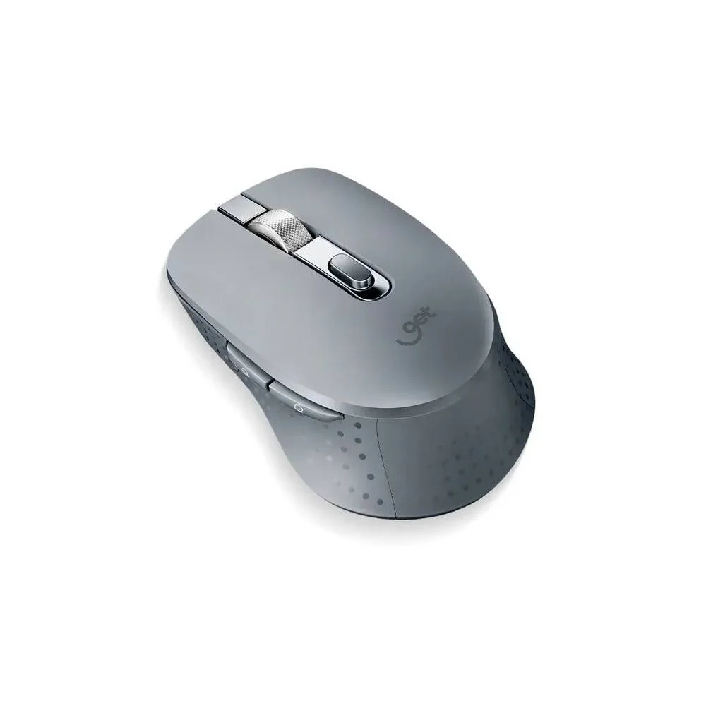Imagem 4 de 5 do produto Mouse Sem Fio Bluetooth 5.1 Usb, Recarregável Get Silence, 7 Botões, 1600dpi, Grafite