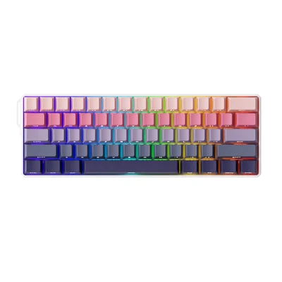 Teclado Magnetico Gamer Monsgeek Fun60 Pro RGB 8k Switch Glare Linear Akko Ultra Phantom Pink