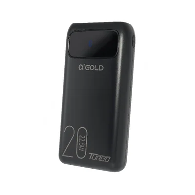Power Bank Carregador Portátil 20.000mah Turbo 22.5w Agold Bte-38 Preto