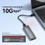 Gaveta Case Externo Lexar E300 Enclosure SSD M2 Nvme Usb 3.2 Preto