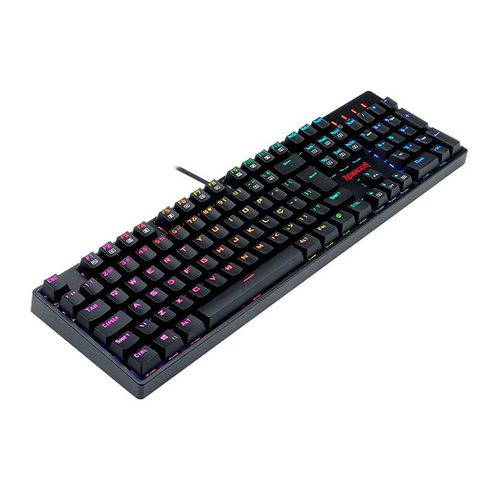 Imagem 3 de 5 do produto Teclado Mecanico Usb Gamer Surara Pro Switch Brown Redragon K582RGB-pro V2 Preto