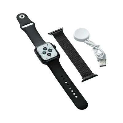 Smartwatch Bluetooth 1.73" S10 Preto Com Duas Pulseiras