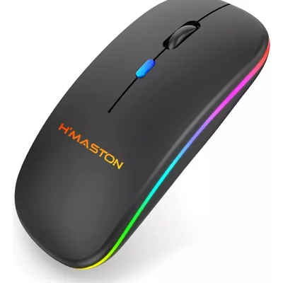 Mouse Sem Fio E-1300pro Bluetooth RGB 2.4gh Silencioso