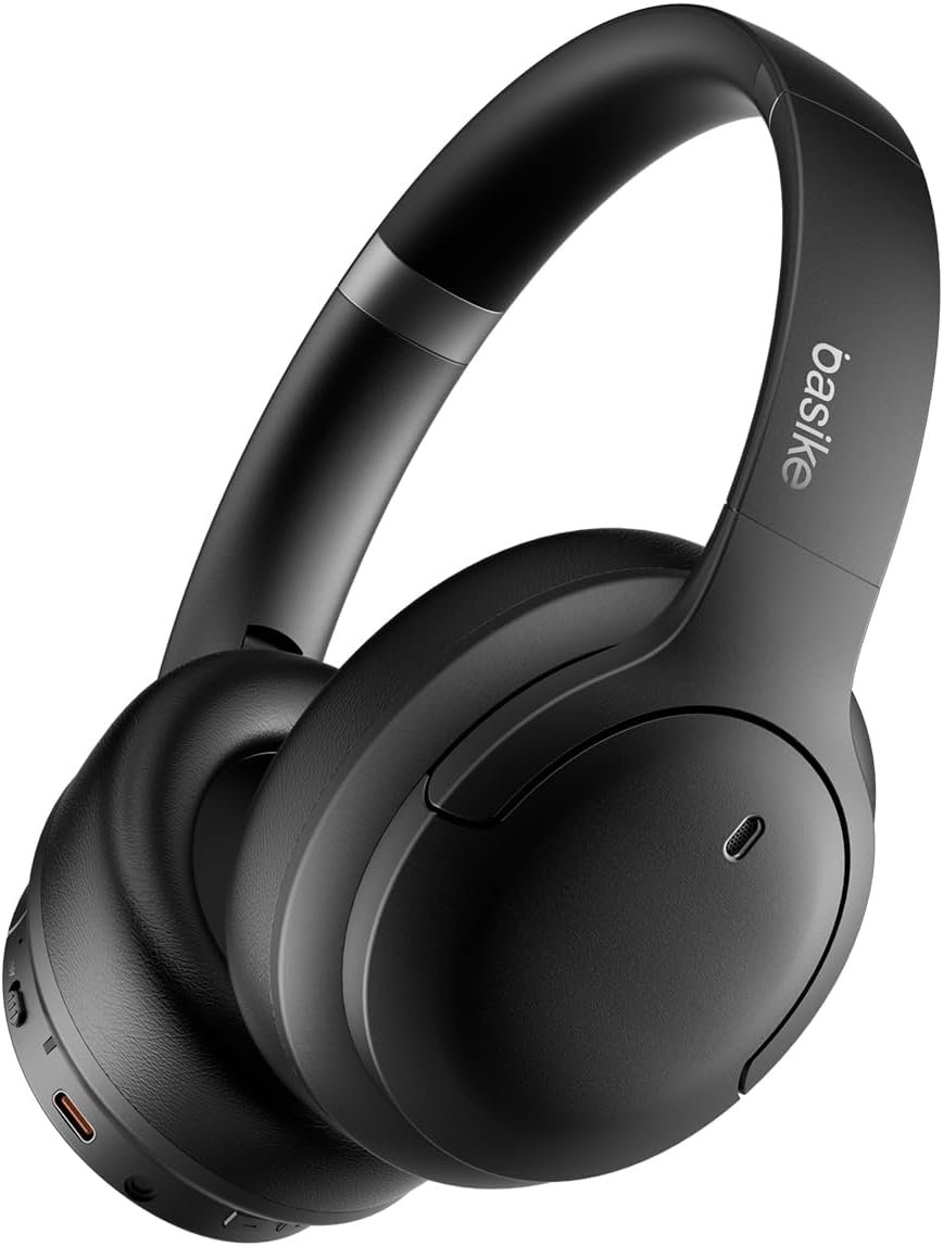 Fones De Ouvido Bluetooth 5.4, Headphone Bluetooth Com Cancelamento De Ruído Ativo Anc, Headphone Com Microfone, Certificação Hi-pure Audio, Bateria