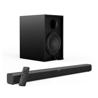 Soundbar Tribit S1 2.1 200w Subwoofer Bt 5.3 Controle Tv LED