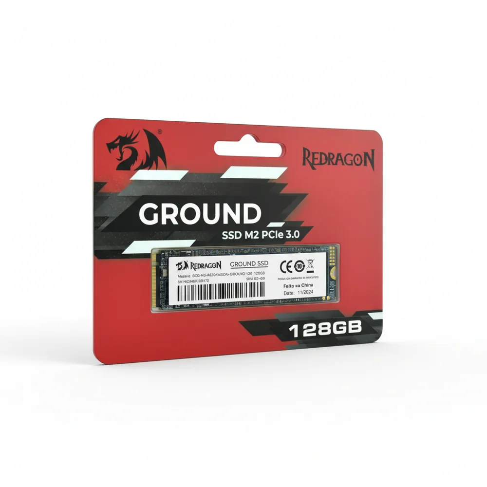 SSD M.2 128GB Redragon Ground PCie Gen 4 Gd-409 1600/1000mb/s