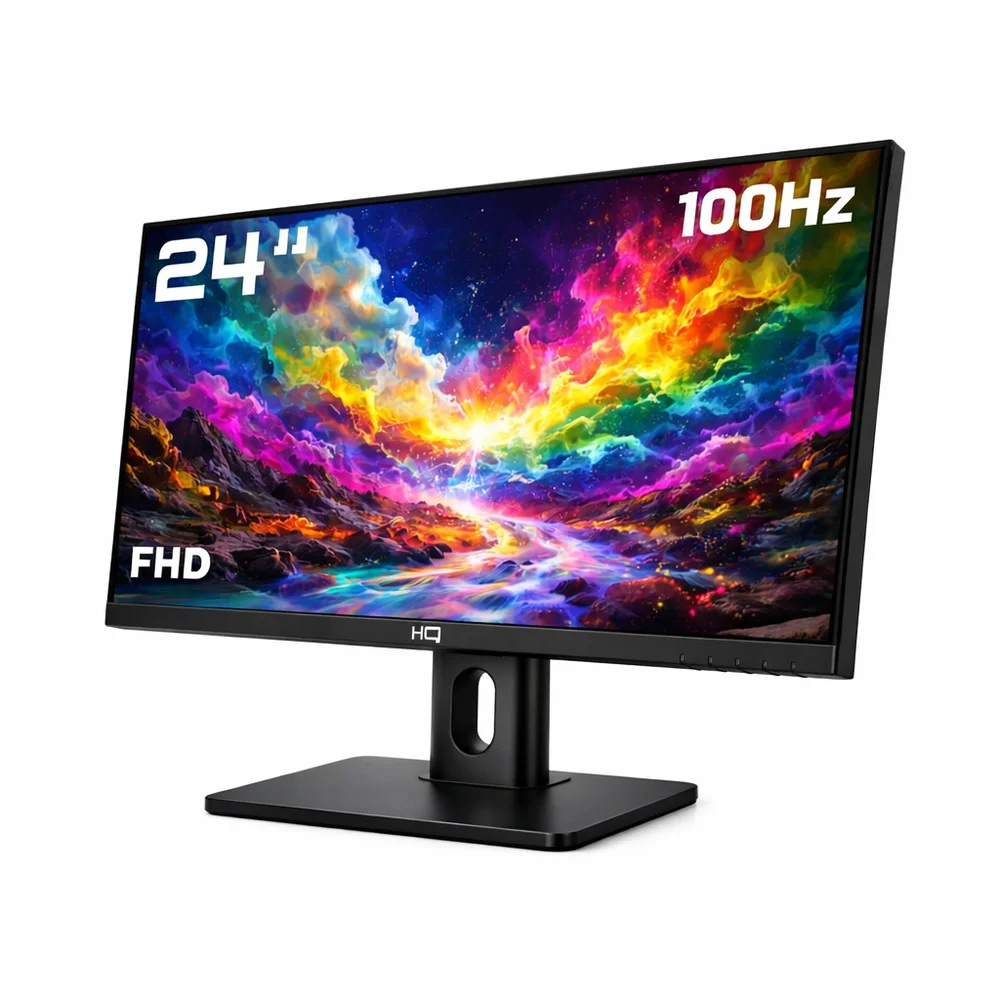 Imagem 3 de 5 do produto Monitor 24" Hq Pro, 100hz, Fullhd+ 1920x1080, Widescreen, HDMI, Vga, Vesa, Ajuste De Inclinação - M24100hq