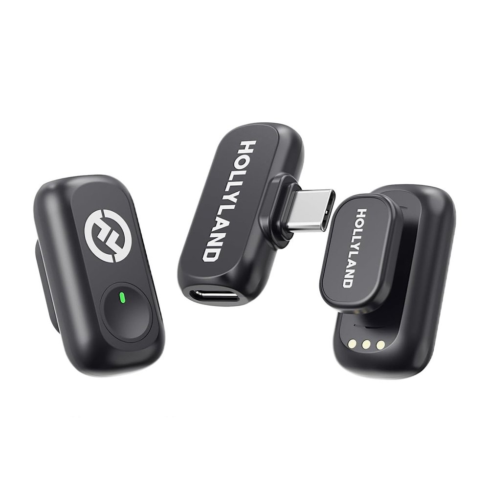 Microfone Sem Fio Hollyland Lark A1 Mini Duo Usb-c Android