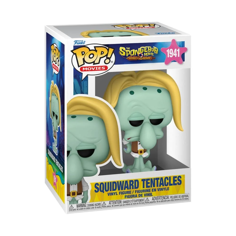 Imagem 2 de 3 do produto Boneco Funko Pop! Bob Esponja O Filme - Lula Molusco