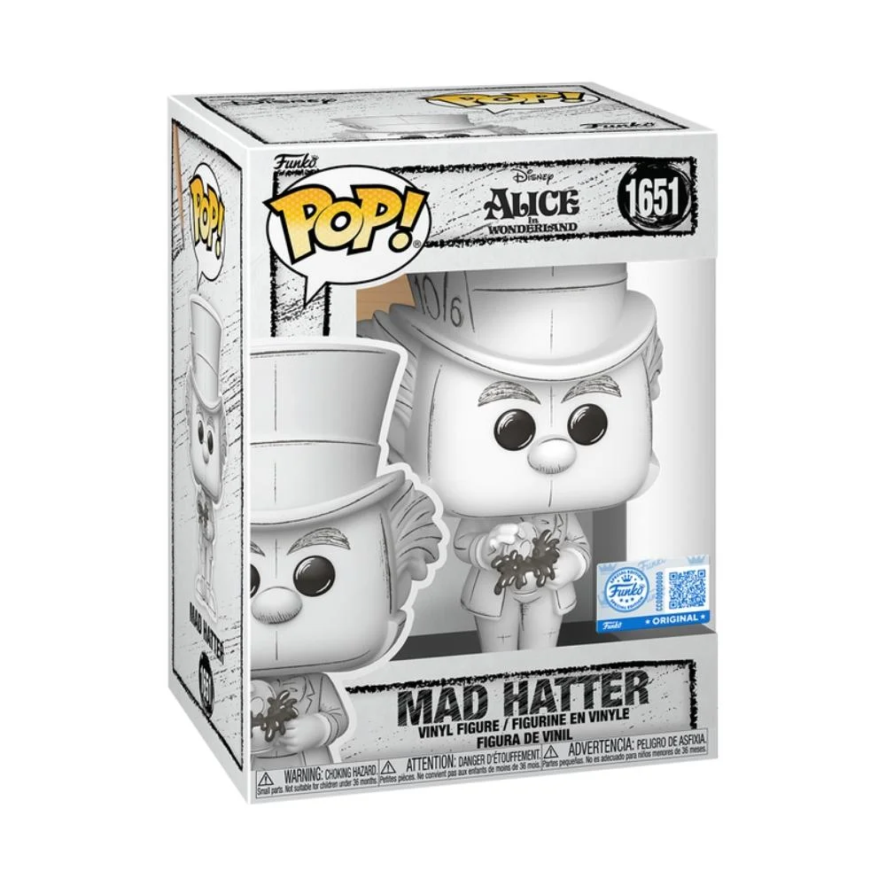 Imagem 2 de 3 do produto Boneco Funko Pop! Exclusivo Disney Esboços Chapeleiro Maluco