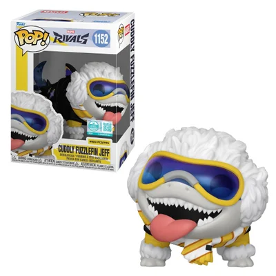 Boneco Funko Pop Ed Lim Marvel Rivals Jeff Cuddly Fuzzlefin
