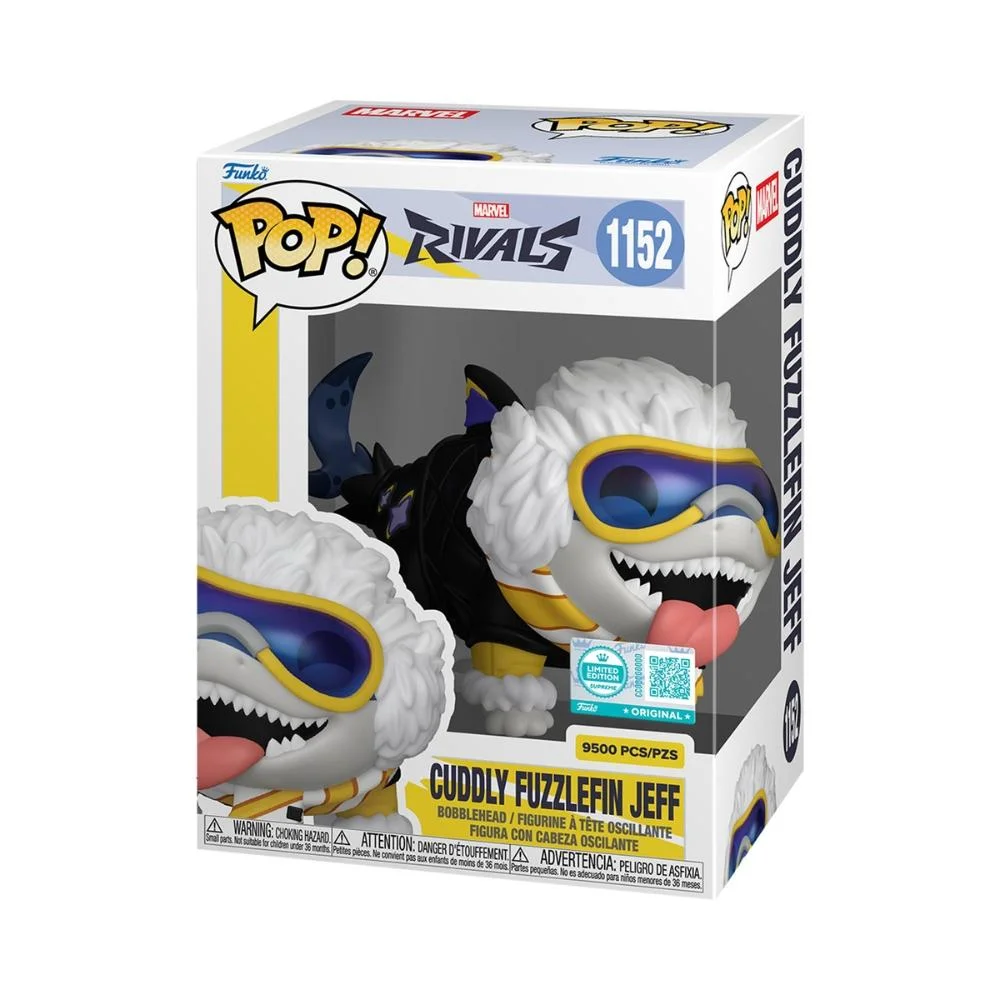 Imagem 2 de 3 do produto Boneco Funko Pop Ed Lim Marvel Rivals Jeff Cuddly Fuzzlefin