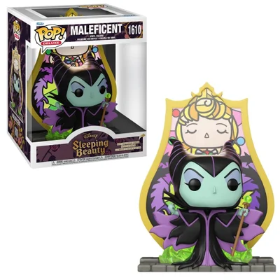 Boneco Funko Pop! Deluxe Disney Vilões - Malévola Com Vitral