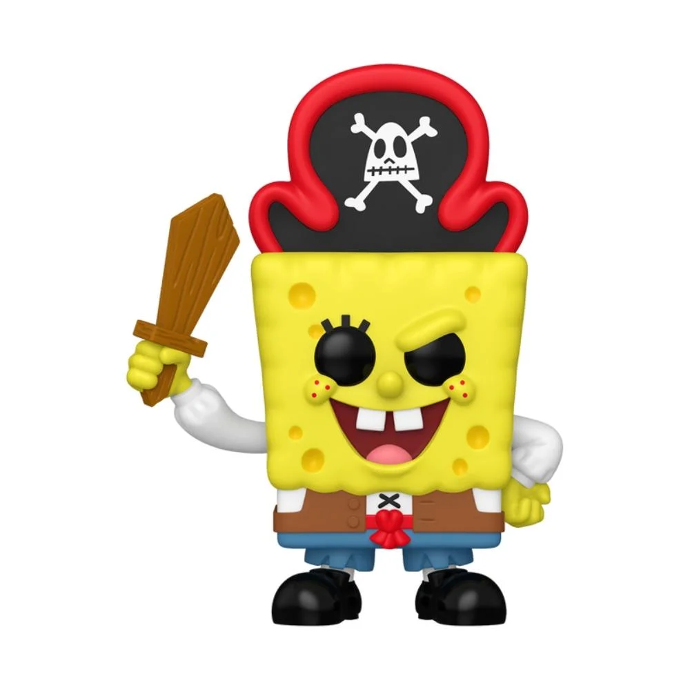 Imagem 2 de 3 do produto Boneco Funko Pop! Bob Esponja O Filme - Pirata Bob Esponja