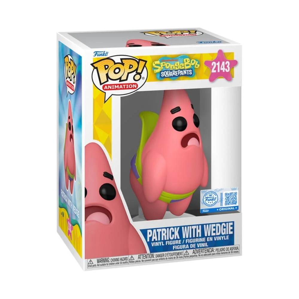 Imagem 2 de 4 do produto Boneco Funko Pop! Bob Esponja - Cuecão Do Patrick