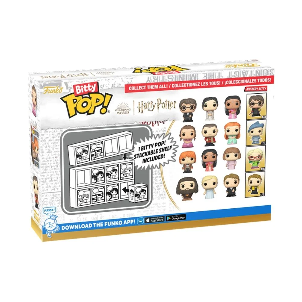 Imagem 4 de 4 do produto Bitty Pop! Harry Potter 4 - Hagrid, Fleur Delacour E Cedrico