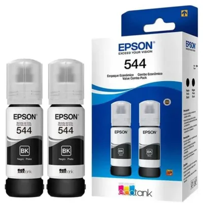Kit 2x Tinta Preta T544120-2p L3150 L3110 L3210 L3250 L5190