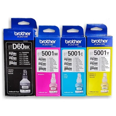 Kit 4x Tinta Btd60bk Bt-5001 | T520w T720 T4000 T4500 | Cmky