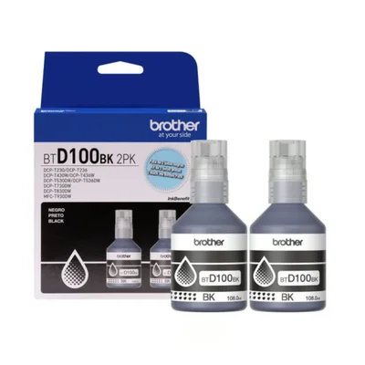Kit 2x Tinta Btd1002pk Preto | Dcp-t230 T430w T530dw | 7.5k