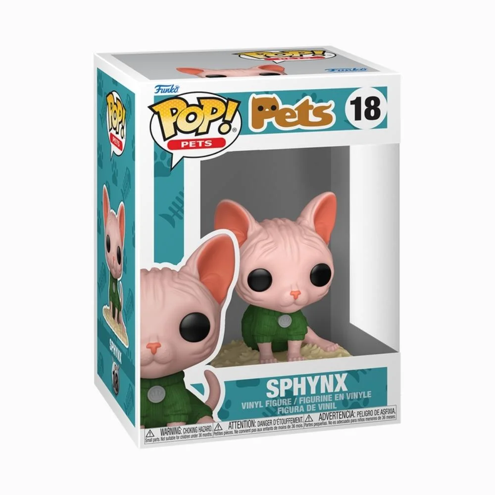Imagem 2 de 3 do produto Boneco Funko Pop! Pets - Gato Sphinx