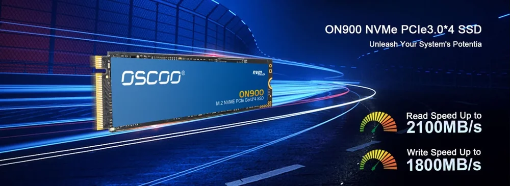 Imagem 4 de 5 do produto Ssd Oscoo 256gb On900 M.2 2280 Nvme Leitura: 3500 Mb/s