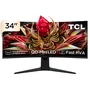 Monitor Gamer Curvo TCL 34 Polegadas QLED Mini LED WQHD R83Q 180Hz 1ms (GtG) HDR 1400 nits 34R83Q
