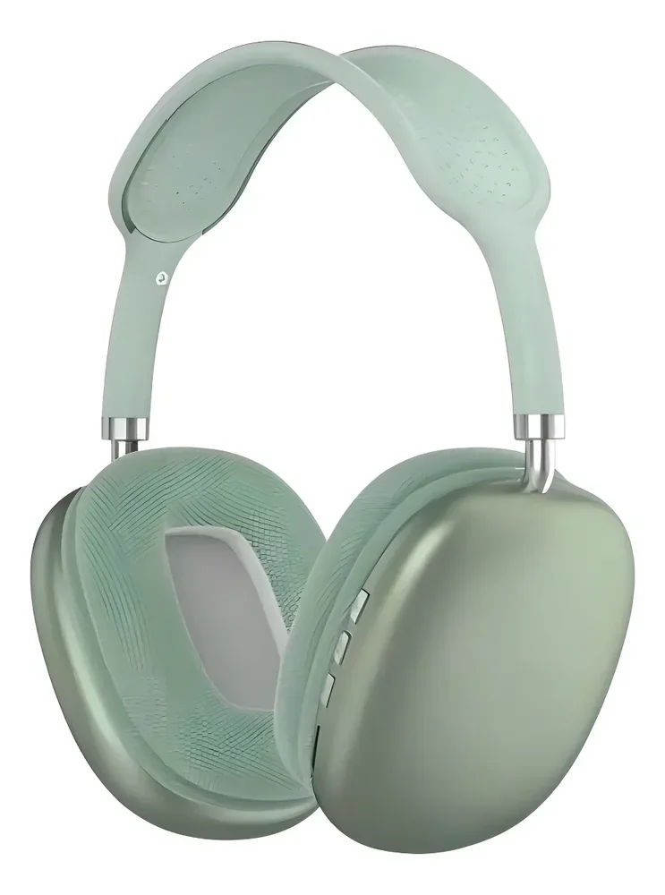 Fones De Ouvido Sem Fio, Headphone Bluetooth On-ear Com Microfone, Anc Cancelamento Do Ruído Verde
