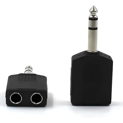 Adaptador P10 St X 2 Jack J10 St Kit 5 Peças Áudio Som