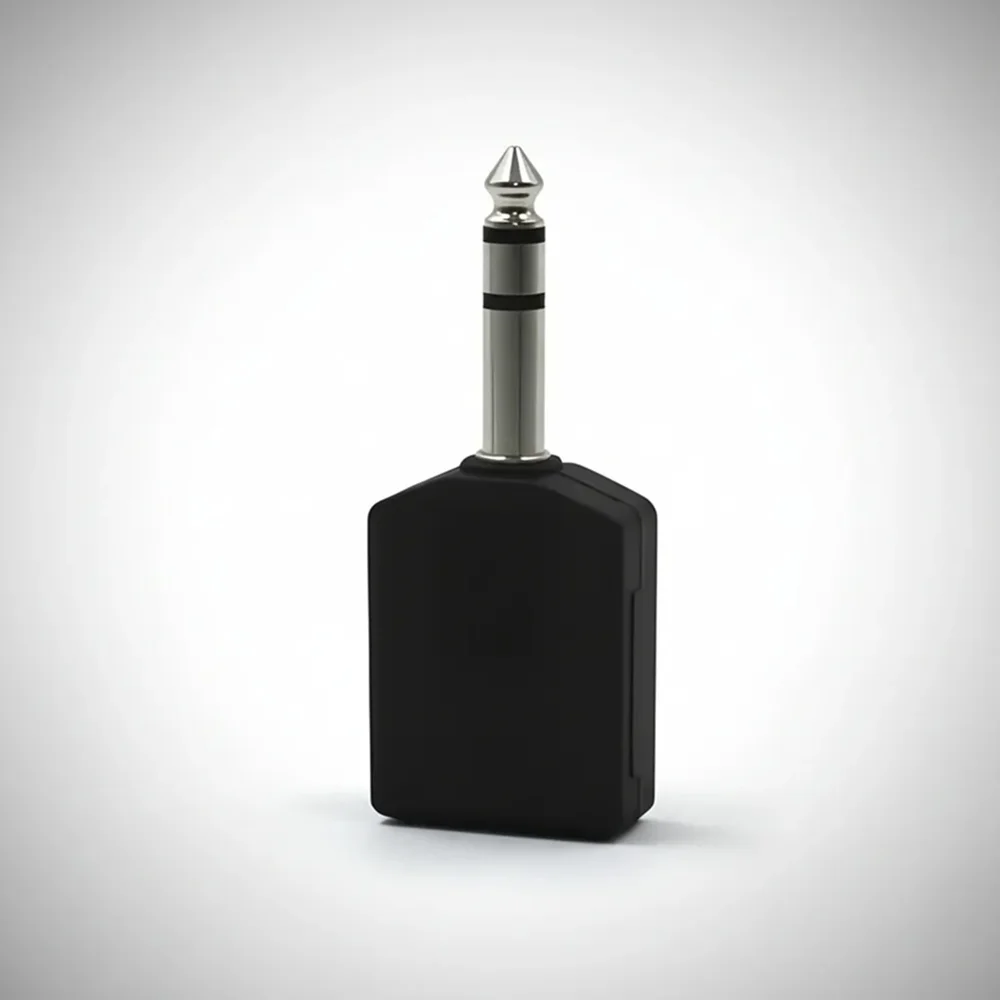 Imagem 2 de 5 do produto Adaptador P10 St X 2 Jack J10 St Kit 5 Peças Áudio Som