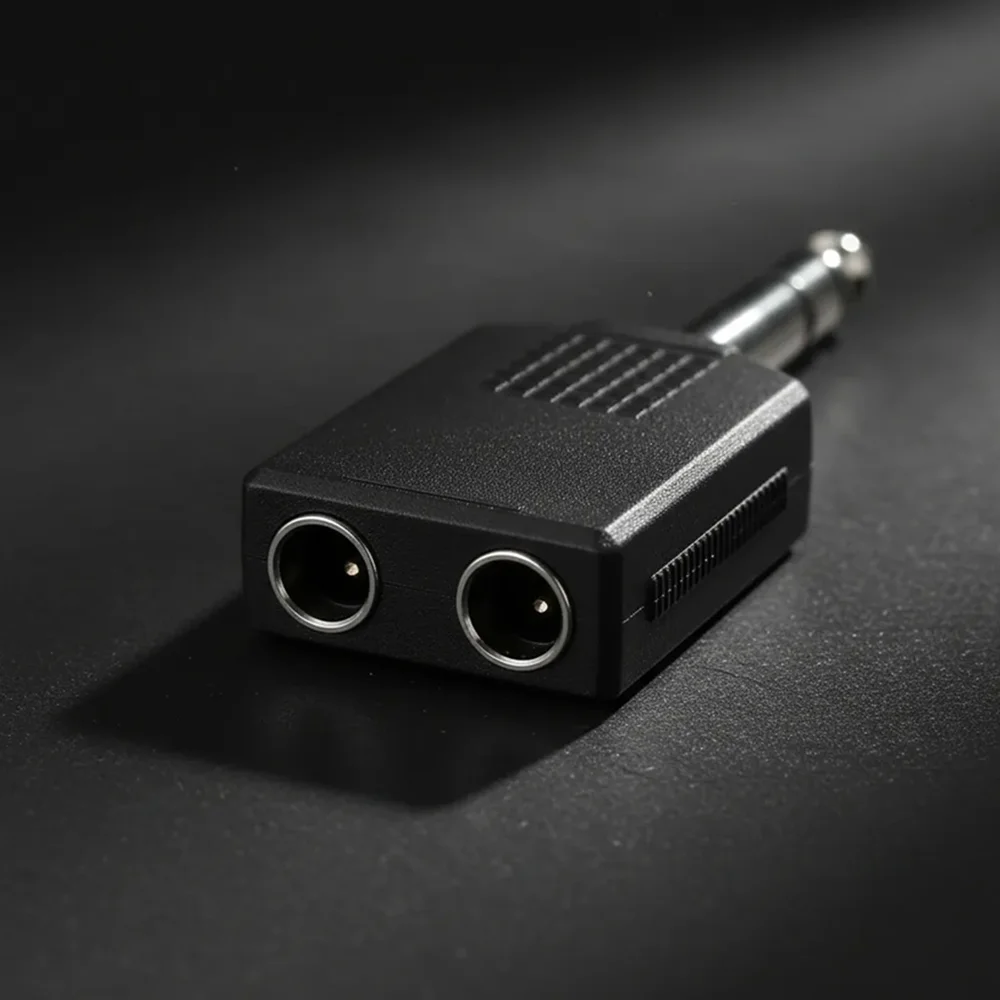 Imagem 5 de 5 do produto Adaptador P10 St X 2 Jack J10 St Kit 5 Peças Áudio Som