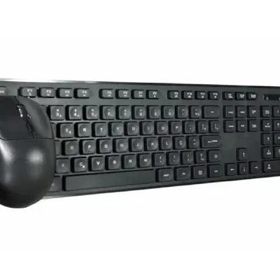 Kit Mouse E Teclado K-mex Sem Fio Ka-6039 Preto - B2ka60390010b0x