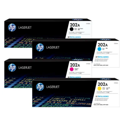 Kit 4 Toner 202A  M281FDW M254DW M-281FDW M-254DW I BK+C+Y+M