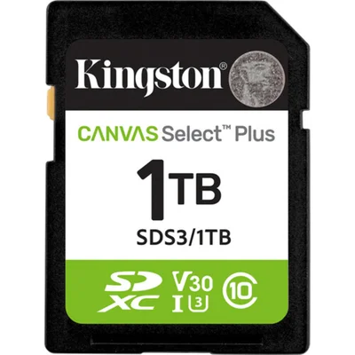 Cartão Memória Kingston Sd Xc 1TB 150mb/s Uhs-i V30 Sds3/1TB