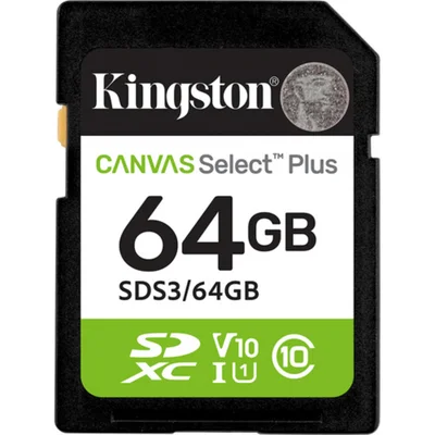 Cartão Memória Kingston Sd Xc 64gb 100mb/s Uhs-i Sds3/64gb
