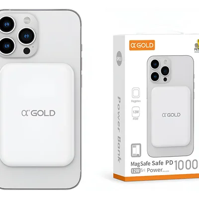 Carregador Power Bank Turbo Indução 10000mah 7-5.w A'gold