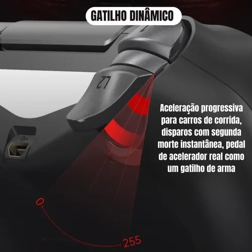 Imagem 2 de 5 do produto Controle Playstation 4 Sem Fio Joystick Ps4 Dualshock Double Wise