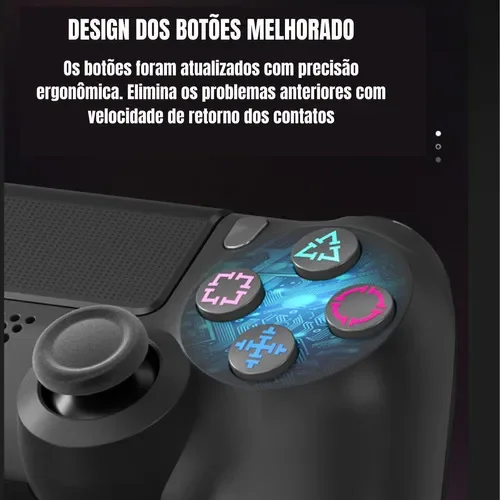 Imagem 4 de 5 do produto Controle Playstation 4 Sem Fio Joystick Ps4 Dualshock Double Wise