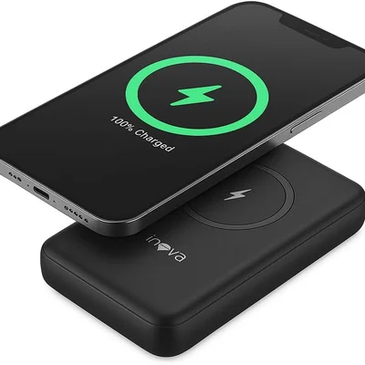 Power Bank 10000mah Com Carregamento Por Indução, Carregador Sem Fio Portátil Magnético Com Cabo Tipo-c 20w Carregamento Rápido