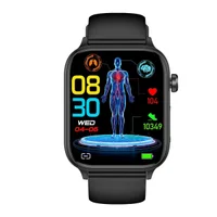 Relógio Inteligente De Grau Médico, Temperatura, Monitor De Ecg Preto 2