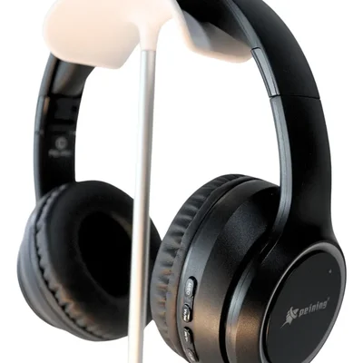 Headset Bluetooth Peining Pei-p01 Sem Fio Rádio Fm Cartão Tf Headset Wireless Preto