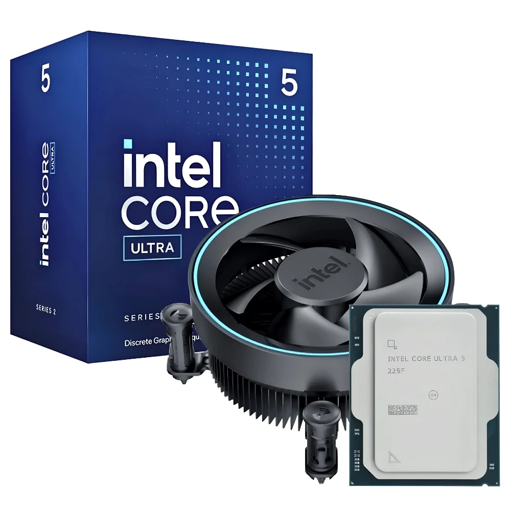 Imagem 2 de 4 do produto Processador Intel Core Ultra 5 225f, 3.3 Ghz (4.9ghz Turbo), Série 2, 10-cores 10-threads, LGA  1851, Bx80768225f