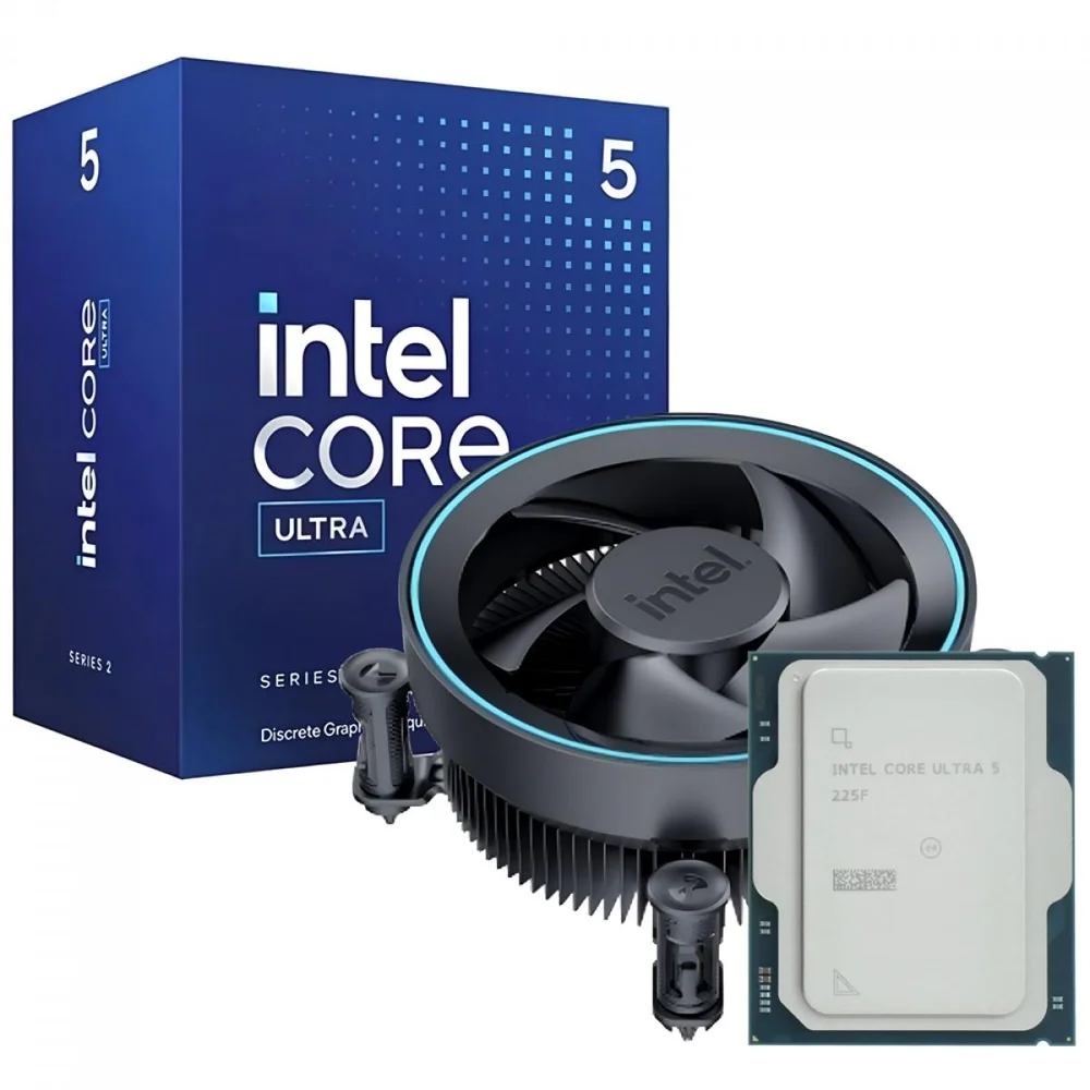 Imagem 3 de 4 do produto Processador Intel Core Ultra 5 225f, 3.3 Ghz (4.9ghz Turbo), Série 2, 10-cores 10-threads, LGA  1851, Bx80768225f