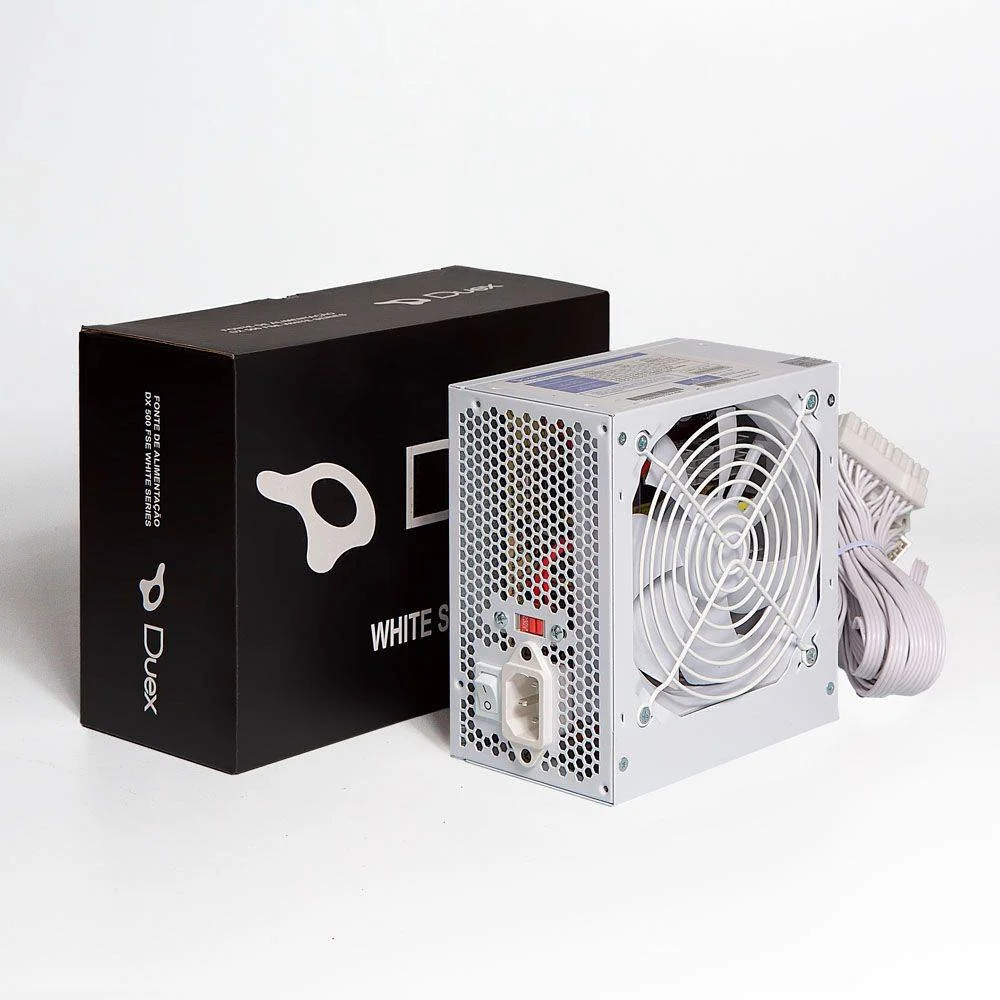 Fonte De Alimentação Duex Dx-600fse C/ Cabo - Dx600fse White