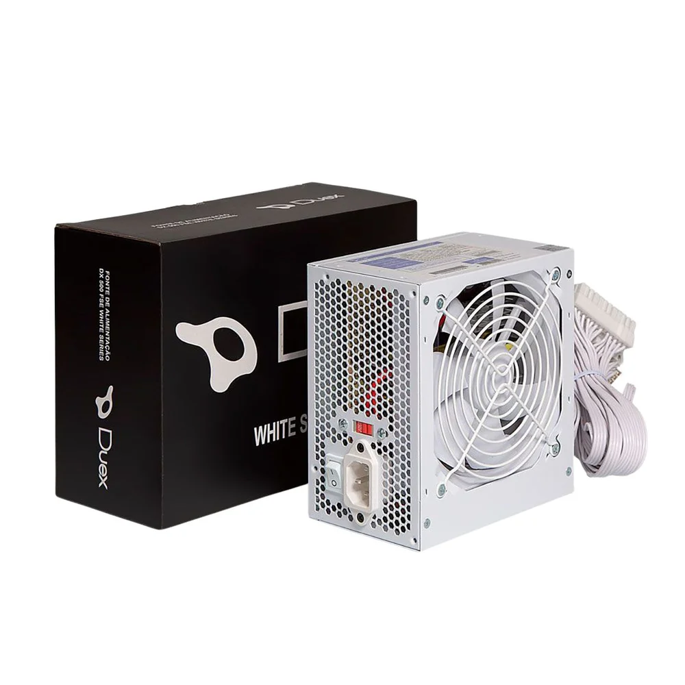 Imagem 3 de 4 do produto Fonte De Alimentação Duex Dx-600fse C/ Cabo - Dx600fse White