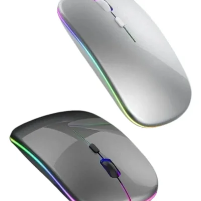 Mouse Sem Fio Wireless 2.4ghz Recarregável Bluetooth Usb
