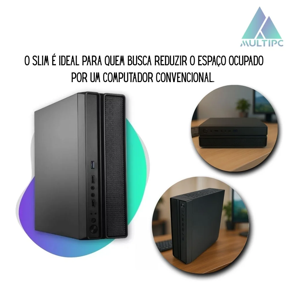 Computador Multipc Slim i3 4gb Ram SSD 128GB Nvme Win 11