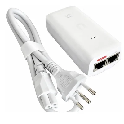 Fonte Poe Unifi Ubiquiti 48v 0,32a 15w Gigabit - U-poe-af